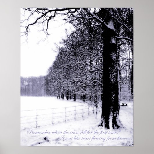 bevroren tranen poster (Voorkant)