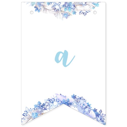 Bevroren Verjaardag Gelukkige Verjaardag Bunting B Vlaggetjes (Derde vlag)