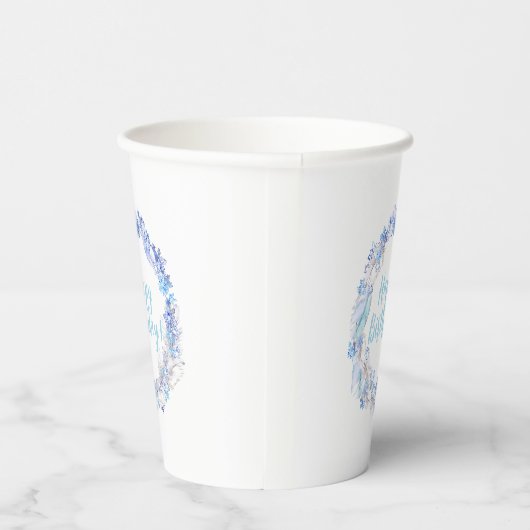 Bevroren Verjaardagsdecor Bevroren Party Cups Papieren Bekers (Rechts)