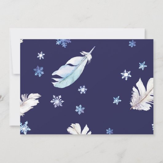 Bevroren Verjaardagsfoto Nodig om het even welke l Kaart (Achterkant)