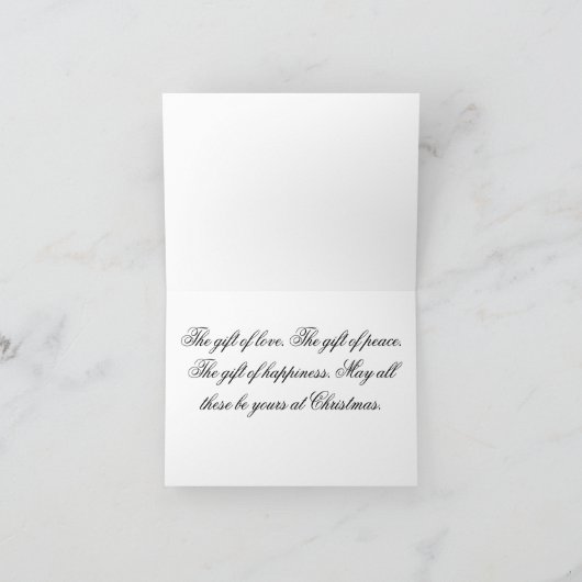 Bevroren Vijver Feestdagen Kaart (Binnen)