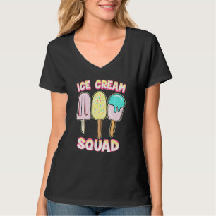 bevroren voedselGelato Cone Fan Funny Summer Ice C T-shirt