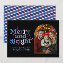 Bevroren Wangen Modern Retro Kerstmis Familie Foto