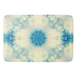 Bevroren water, bevroren Blue Winter Snowflake Badmat