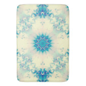 Bevroren water, bevroren Blue Winter Snowflake Badmat (Voorkant Verticaal)
