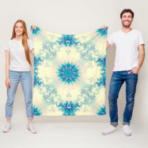 Bevroren water, bevroren Blue Winter Snowflake