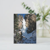 Bevroren waterval briefkaart (Staand voorkant)