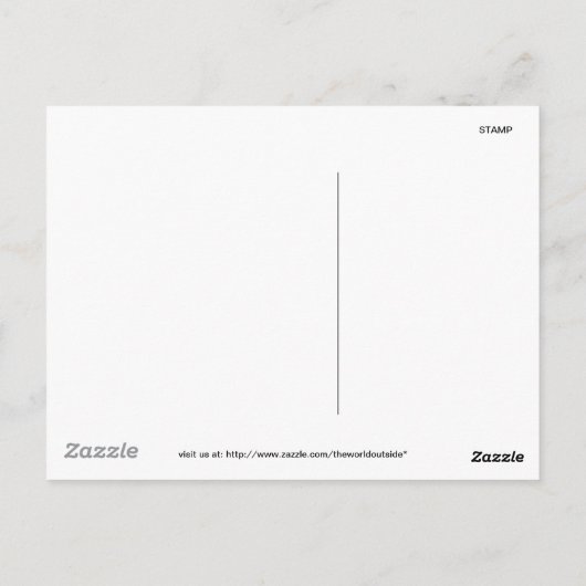 Bevroren waterval briefkaart (Achterkant)