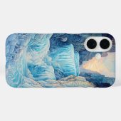 Bevroren Waterval iPhone / iPad case (Achterkant (horizontaal))