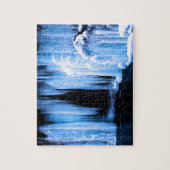 Bevroren waterval legpuzzel (Verticaal)