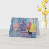 Bevroren Winter Kaart (Gele Bloem)