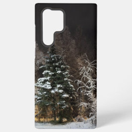 Bevroren Winter Woud Esthetiek Samsung Galaxy Hoesje