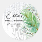 Bevroren Winter - Zilver - Stickers voor meerdere  (Voorkant)