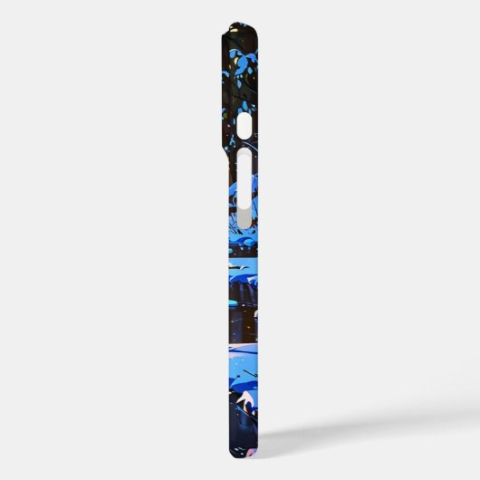 bevroren winterrivier Case-Mate iPhone case (Achterkant / Links)