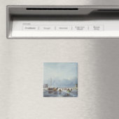 Bevroren winterscène magneet (Insitu (Vaatwasser))