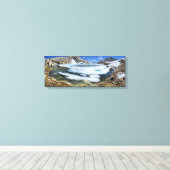 Bevroren wit Beer Lake - Sierra Canvas Afdruk (Insitu (Houten vloer))