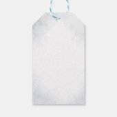 Bevroren Witte Bessen Winter Bruiloftcadeau Cadeaulabel (Achterkant)