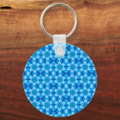 Bevroren Witte Bloemen Sleutelhanger (Voorkant)