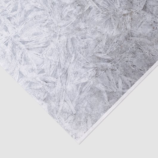 Bevroren witte en lichtgrijze achtergrond tissuepapier (Detail)