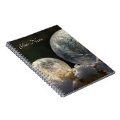 Bevroren zeepbellen Ice Crystal Winter - Naam Notitieboek (Rechterzijde)