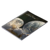 Bevroren zeepbellen Ice Crystal Winter - Naam Notitieboek (Linkerzijde)