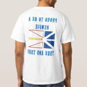 BEVROUW OM EEN NIEUWFIE TE ZIJN, DRU T-SHIRT (Achterkant)