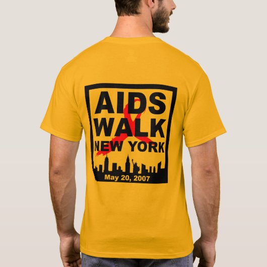 Bev's Gold Pre T-shirt (Achterkant)