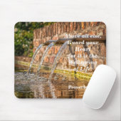 Bewaak je hart Spreuken 4:23 Mousepad Muismat (Met muis)