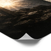 Bewaakt Door God (met Kruis) Horizontaal Poster (Hoek)