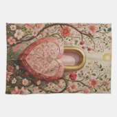 Bewaakt hart theedoek (Horizontaal)