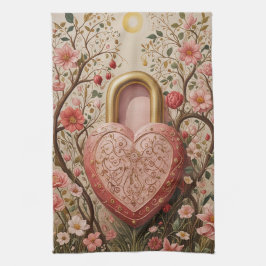 Bewaakt hart theedoek