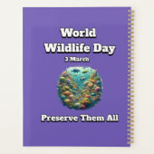 Bewaar alles. Wereld Natuur Dag Planner (Achterkant)