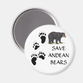 BEWAAR ANDES BEREN MAGNEET (Voorkant / Achterkant)