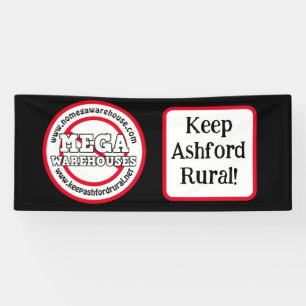 Bewaar Ashford Landelijk   Geen Mega Pakhuizen Ban Spandoek