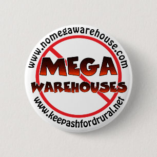 Bewaar Ashford Landelijk Zeg Nee tegen Mega Pakhui Ronde Button 5,7 Cm
