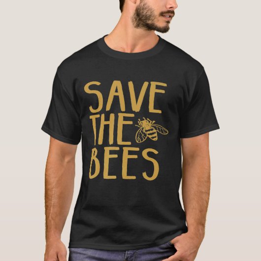 Bewaar bijen Grafisch T-shirt (Voorkant)