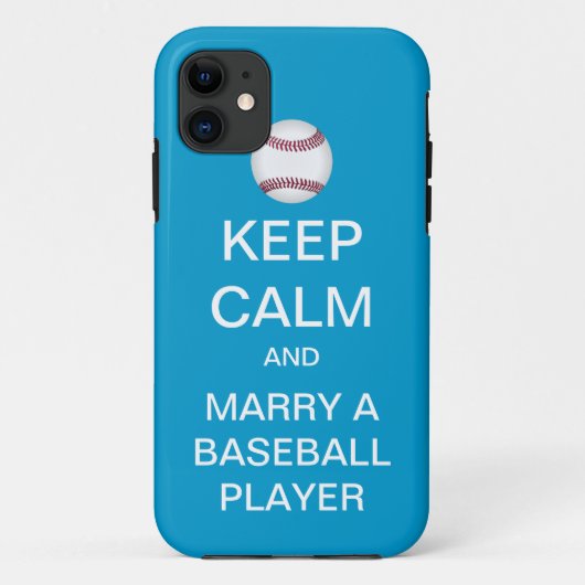 BEWAAR CALM een iPhone 5-Hoesje van een honkbalspe Case-Mate iPhone Case (Achterkant)