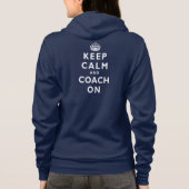 BEWAAR CALM EN COACH OP GEpersonaliseerd jasje Hoodie (Achterkant)
