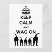 BEWAAR CALM EN WAG AAN BRIEFKAART (Voorkant)