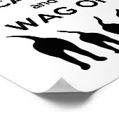 BEWAAR CALM EN WAG AAN POSTER (Hoek)