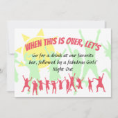 Bewaar datum wanneer dit voorbij is, laten we na d kaart (Voorkant)