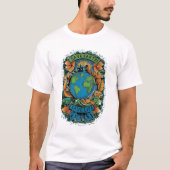 BEWAAR DE AARDE BEWAAR HET LEVEN T-SHIRT (Voorkant)