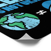 Bewaar de aarde schoon met het niet-Uranus Shirt Poster (Hoek)