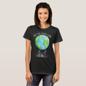 Bewaar de aarde schoon, niet onmenselijk t-shirt (Voorkant volledig)