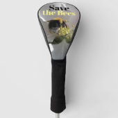 Bewaar de Bees Bumble Bee Foto Golfheadcover (Voorkant)