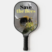 Bewaar de Bees Bumble Bee Foto Pickleball Paddle (Achterkant)