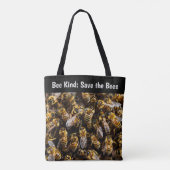 Bewaar de Bijen Gepersonaliseerd Tote Bag (Achterkant)