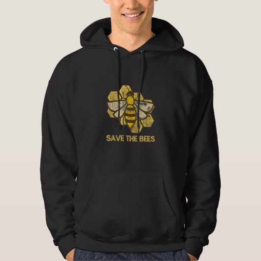 Bewaar de Bijen Graphic Hoodie (Voorkant)