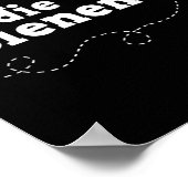 Bewaar de bijen milieubescherming voor de bijen poster (Hoek)