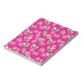 Bewaar de Bijen op Roze achtergrond notitieblok (Linkerzijde)